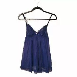Victorias Secret Womens Sheer Babydoll Top Size Large Sexy Intim… vintage